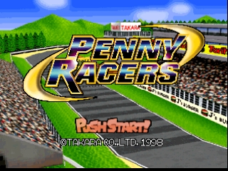 Penny Racers title screen for Nintendo 64